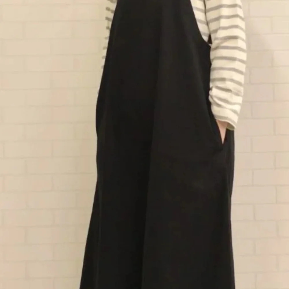 Sarahwear Cotton Jumpsuit  (Black/ One Size Reg) - Picture 4 of 7